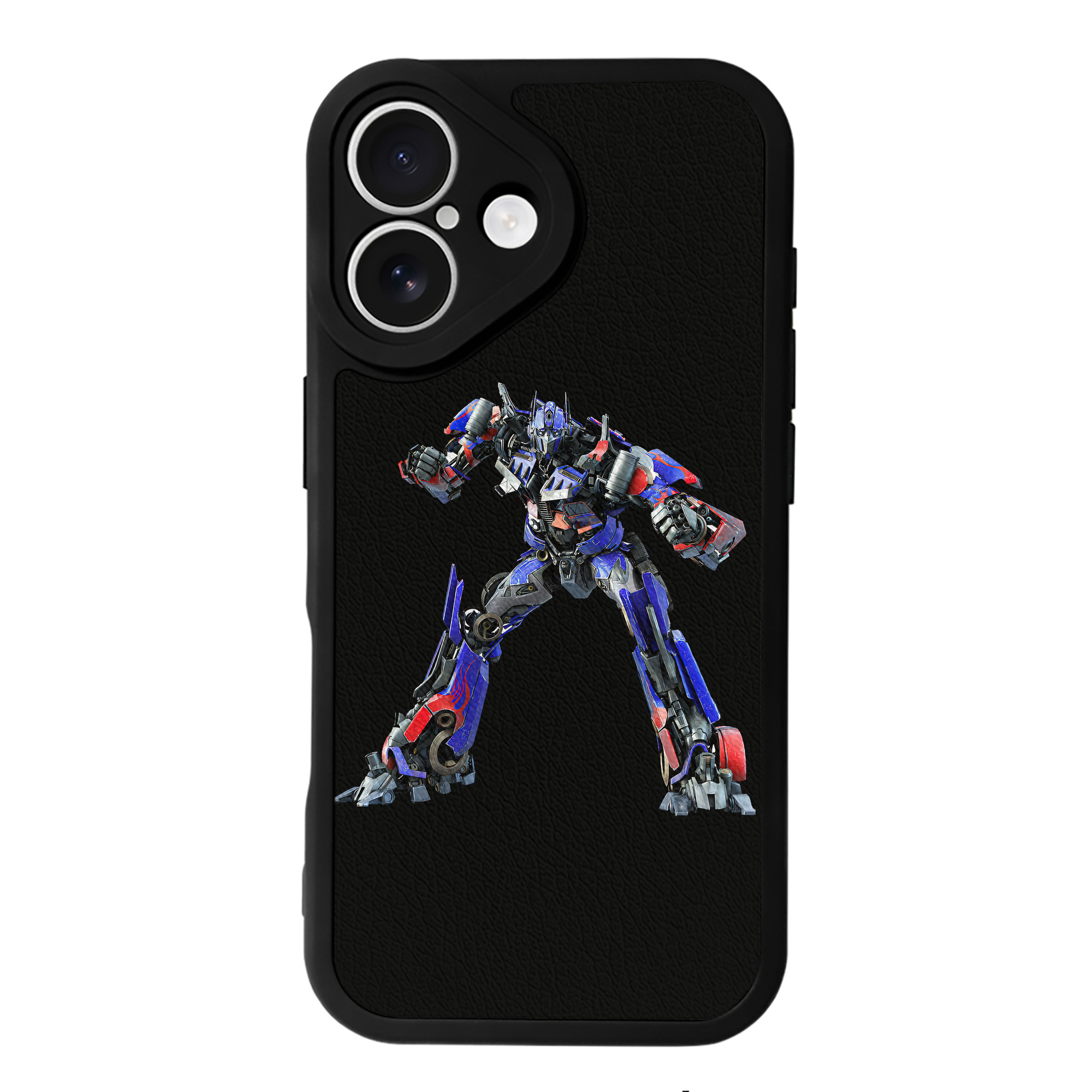 （画像用） Transformers トランスフォーマー 【iPhone 16シリーズ対応】シリコンスマホケース（レザー調） 材質：シリコン